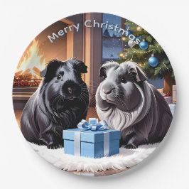 Prato De Papel Pigres-guineenses e presentes no Natal