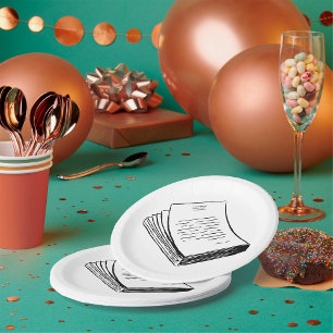 Prato De Papel Pilha De Papel