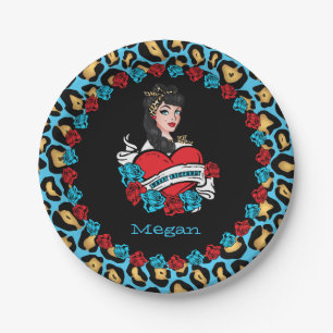 Prato De Papel Pin-up, Rock-A-Billy