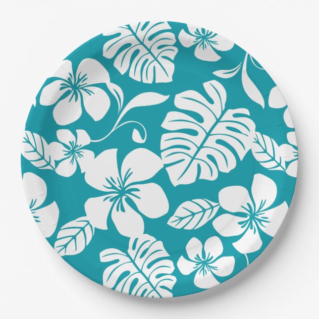 PRATO DE PAPEL PINK BIKINI (AQUAMARINA) (Frente)