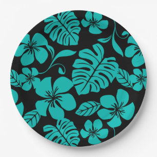 PRATO DE PAPEL PINK BIKINI (PRETO/TEAL)