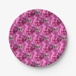 Prato De Papel Pink Peony