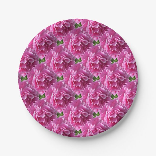 Prato De Papel Pink Peony (Frente)