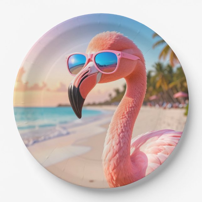 Prato De Papel PINK THINKER Flamingo Pink (Frente)
