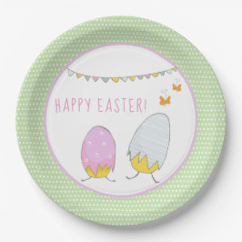 Prato De Papel Pintinhos Cute Hatch - Felz pascoa