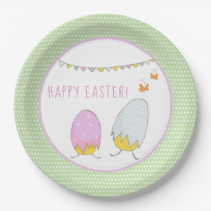Prato De Papel Pintinhos Cute Hatch - Felz pascoa
