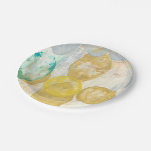 Prato De Papel Pintura de Abstrato moderna em Newsprint