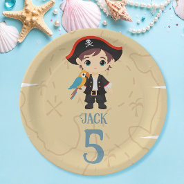 Prato De Papel Pirate Birthday