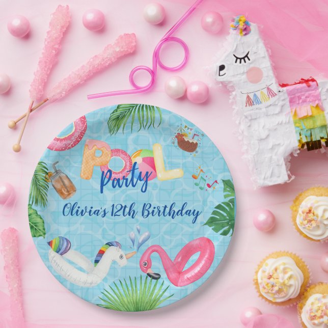 Prato De Papel Piscina (Festa)