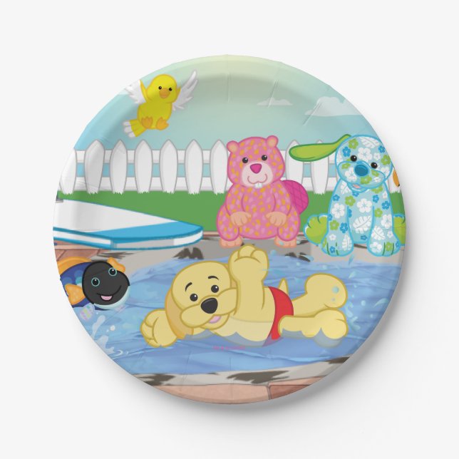 Prato De Papel Piscina da sensação do verão (Frente)