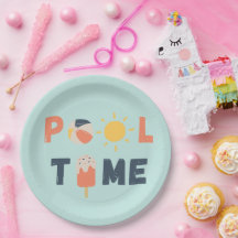 piscina. Placas e suprimentos de terceiros