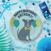 Pit Bull Cachorro Puppy Vestindo Óculos com Balões