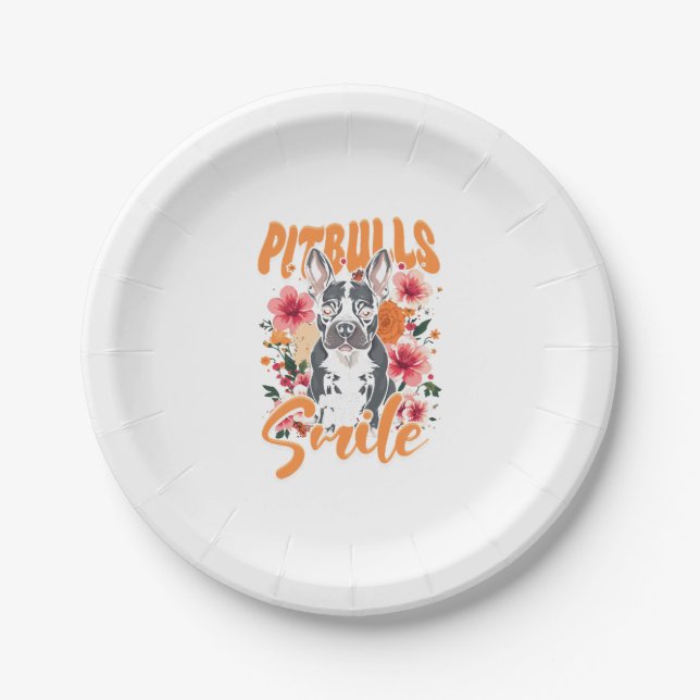 Prato De Papel Pitbull Pitbulls (Frente)
