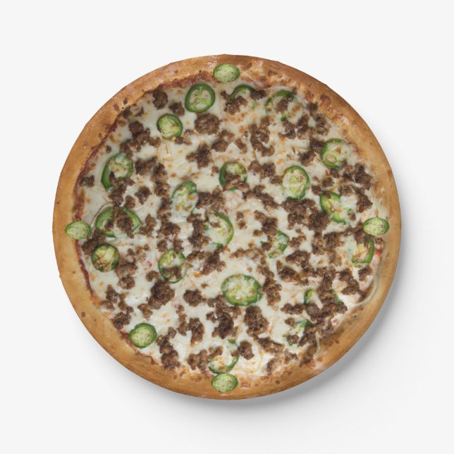 Prato De Papel Pizza (Frente)