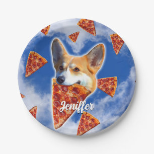 Prato De Papel Pizza De Engorda De Cães