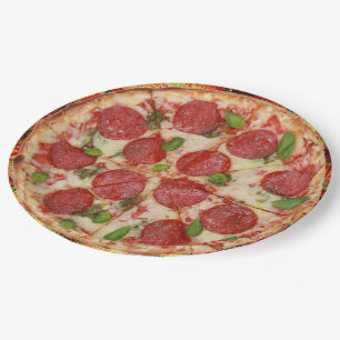 Prato De Papel Pizza Party Goods Paper Placa