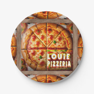 Prato De Papel Pizza Pizzeria Design