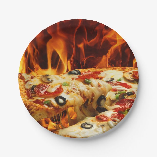Prato De Papel Pizza Suprema (Frente)