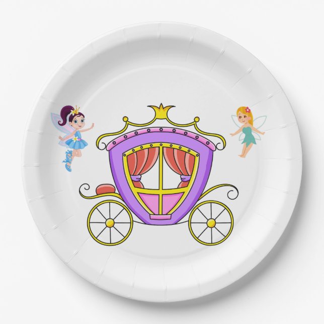 Prato De Papel Placa borboleta (Frente)