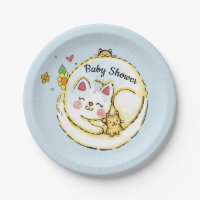 Placa de Chá de fraldas de Gato e Gatinhos