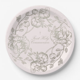 Prato De Papel Placa de comunicação