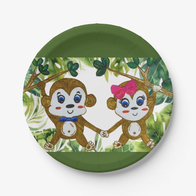 Prato De Papel Placa de papel (Frente)