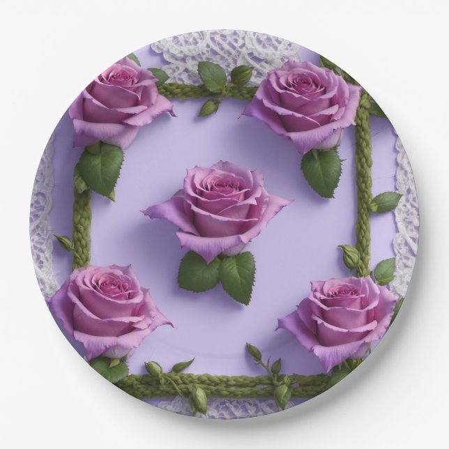 Prato De Papel Placa de papel (Frente)