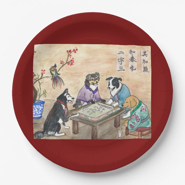 Prato De Papel Placa de papel (Frente)