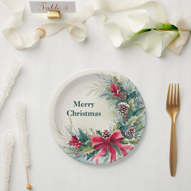 Prato De Papel Placa de papel (Casamento)