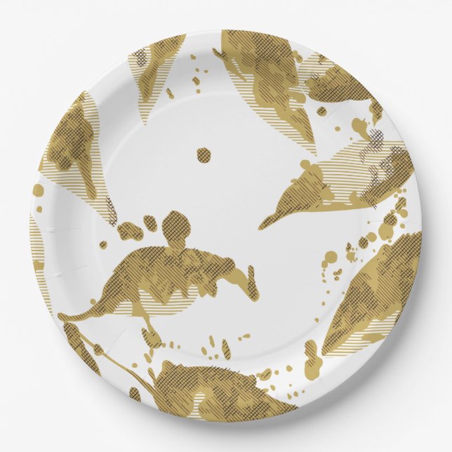 Prato De Papel Placa de papel (Frente)