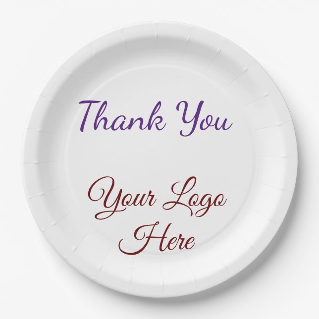 Prato De Papel Placa de papel (Frente)