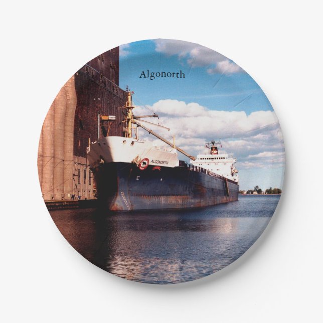 Prato De Papel Placa de papel Algonorth (Frente)