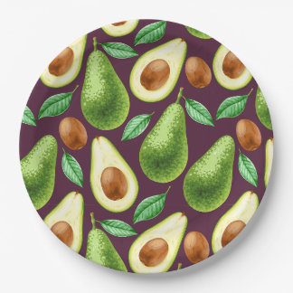 Prato De Papel Placa de Papel Avocado