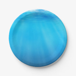 Prato De Papel Placa de papel azul marinho