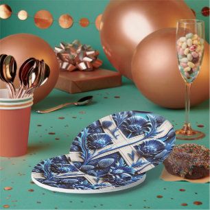 Prato De Papel Placa de papel com Design de istos escoceses