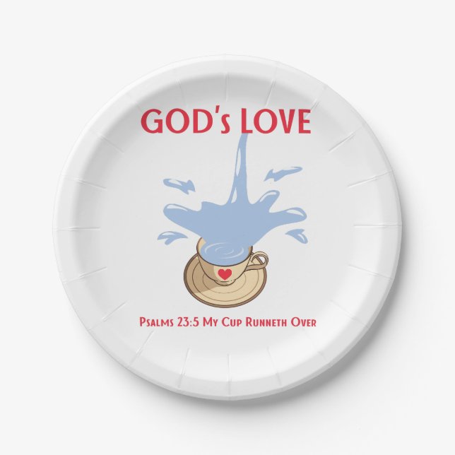 Prato De Papel Placa de papel com script (Frente)