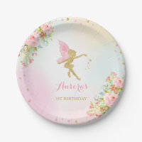 Placa de papel cor-de-rosa e Dourado feericamente