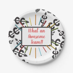 Prato De Papel Placa de Papel Cruzada Incrível