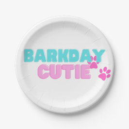 Prato De Papel Placa de Papel Cutie de Barkday