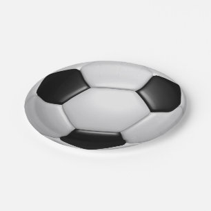 Prato De Papel placa de papel da bola de futebol