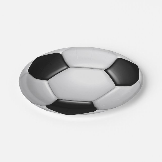 Prato De Papel placa de papel da bola de futebol (Inclinado)