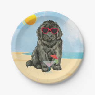 Prato De Papel Placa de papel da Terra Nova de Verão