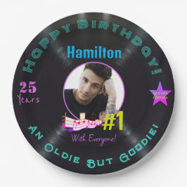 Prato De Papel Placa de Papel de Aniversário do Álbum - HAMbWG