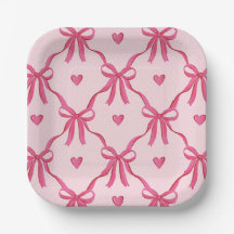 Placa de papel de Arcos cor-de-rosa doce