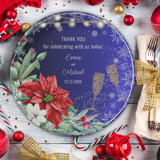 Prato De Papel Placa de Papel de Casamento de Natal (Criador carregado)