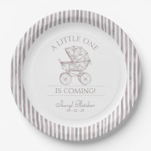 Placa de papel de Chá de fraldas de Toile Neutra