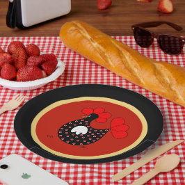 Prato De Papel Placa de papel de desenho em galinha