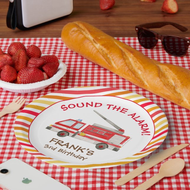 Prato De Papel Placa de papel de Festa de aniversário do motor de (Piquenique)