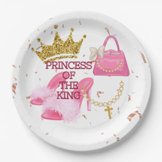 Prato De Papel Placa de papel de festa de aniversário princesa