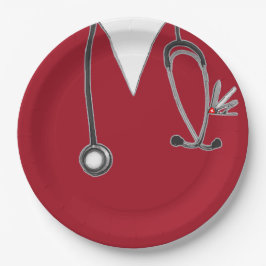 Prato De Papel Placa de papel de Festa de formatura de enfermeiro